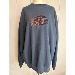 Vintage 90s Greatest Golfer Crewneck, XXL